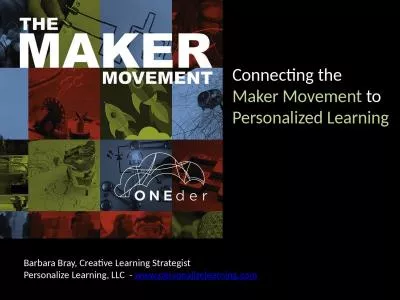 Connecting the  Maker Movement