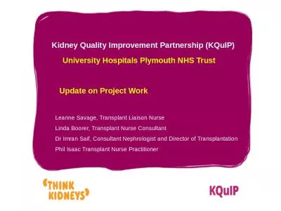 Kidney Quality Improvement Partnership (
