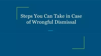 Steps You Can Take in Case of Wrongful Dismissal