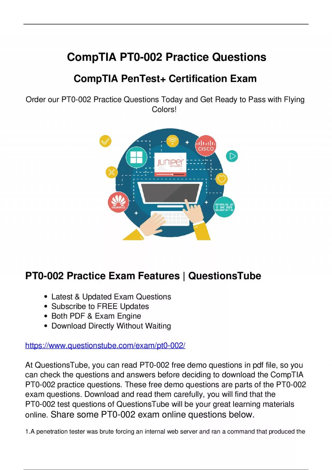 PDF-Real PT0-002 Practice Questions - Start Preparation in A Right Way