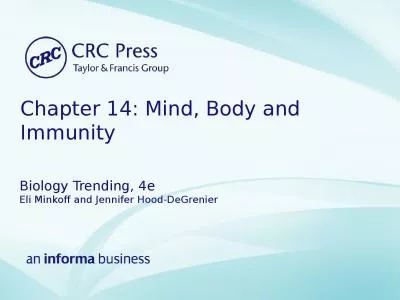 Chapter 14: Mind, Body and Immunity