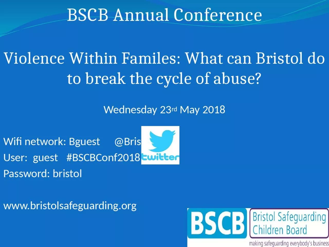 PPT-BSCB Annual Conference Violence Within