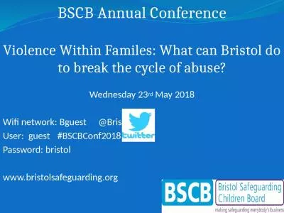 BSCB Annual Conference Violence Within