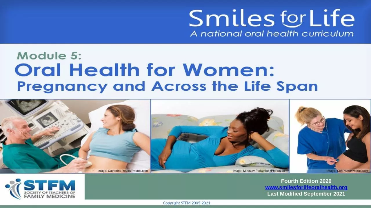 PPT-Fourth Edition 2020 www.smilesforlifeoralhealth.org