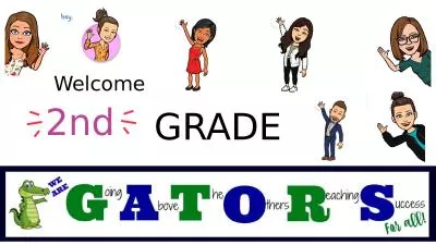 Welcome to GRADE 2nd TO DO