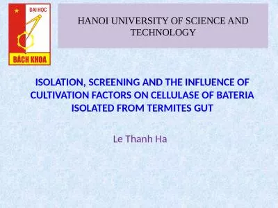 HANOI UNIVERSITY OF SCIENCE AND TECHNOLOGY