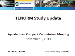 Appalachian Compact Commission Meeting