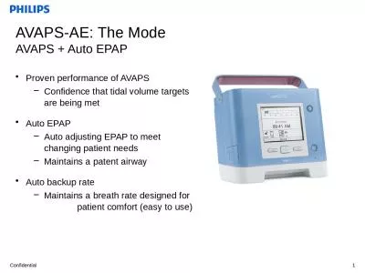 AVAPS-AE: The Mode AVAPS + Auto EPAP