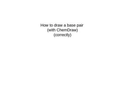 How to draw a base pair