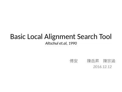 Basic Local Alignment Search Tool