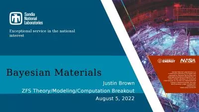 1 Justin Brown ZFS Theory/Modeling/Computation Breakout