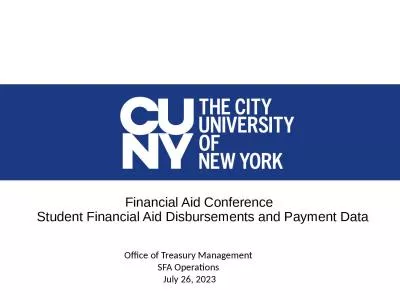 Financial Aid Conference