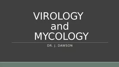 VIROLOGY  and  MYCOLOGY Dr.