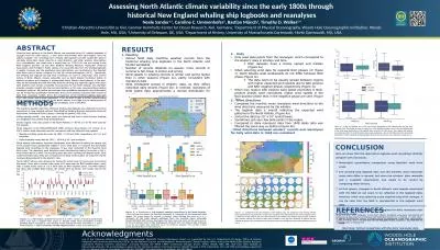 Assessing North Atlantic climate variability since the early 1800s through