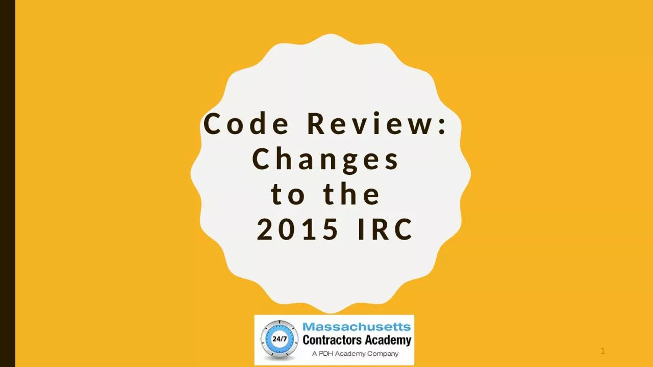 PPT-C ode Review: Changes to the