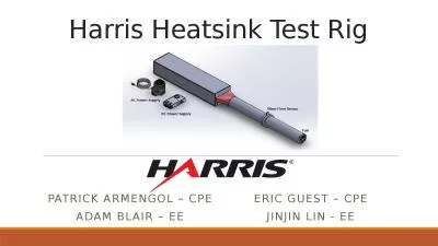 Harris  Heatsink  Test Rig