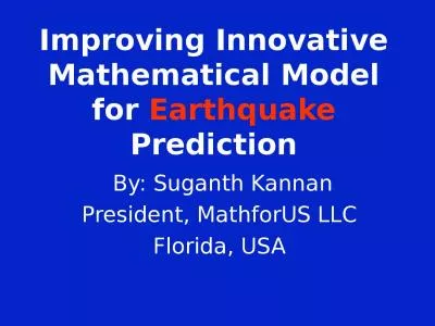 Improving Innovative Mathematical Model for