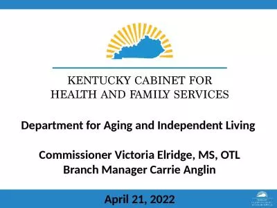 Department for Aging and Independent Living