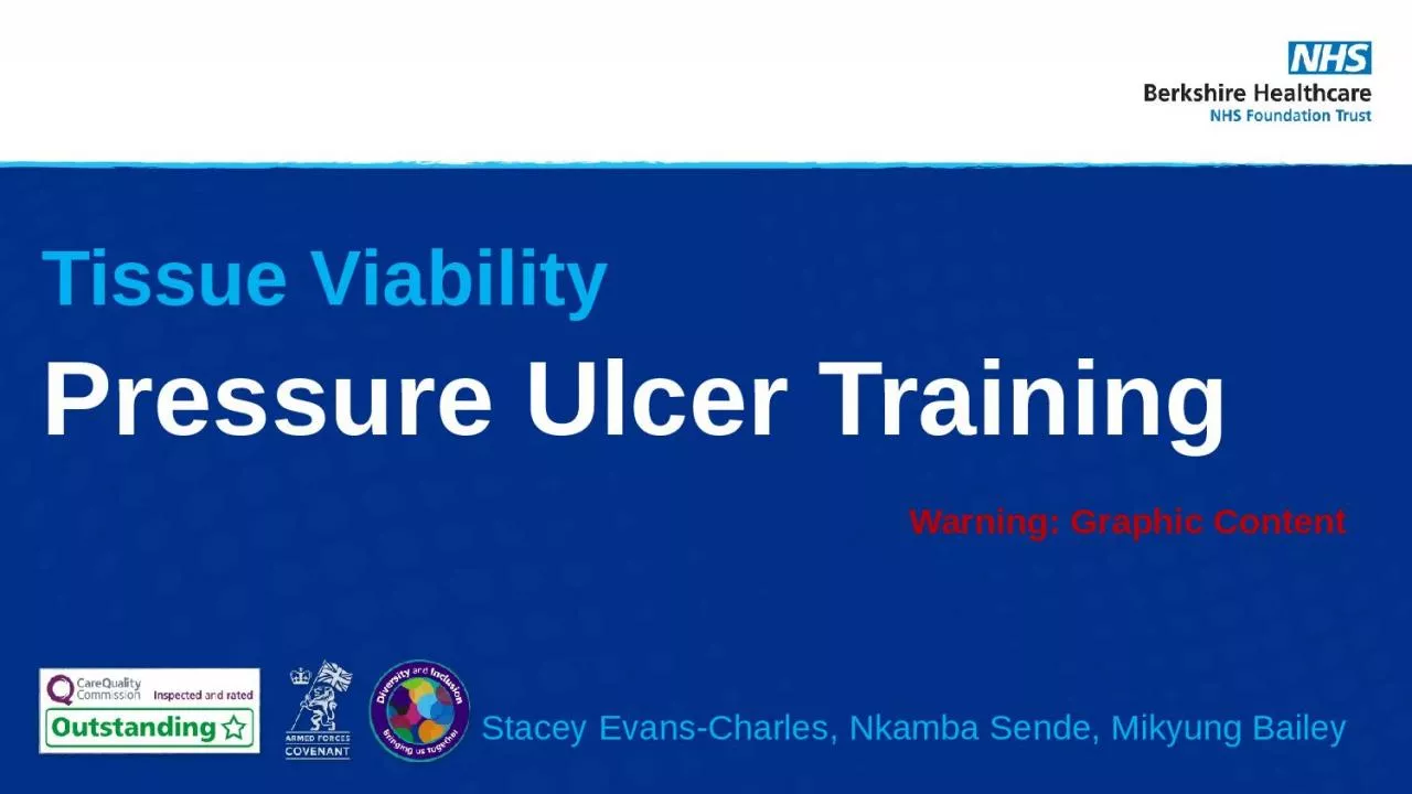 PPT-Tissue Viability Pressure Ulcer Training