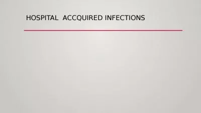 Hospital   Accquired  Infections