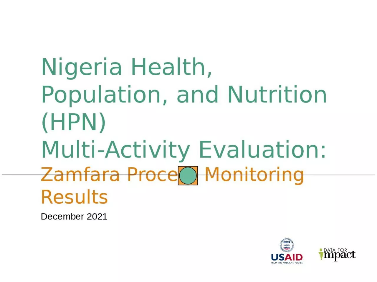 Nigeria Health, Population, and Nutrition (HPN)