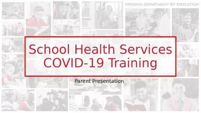 School Health Services  COVID-19