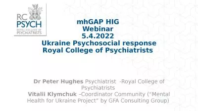 mhGAP  HIG  Webinar  5.4.2022