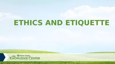 ETHICS AND ETIQUETTE  Vocabulary