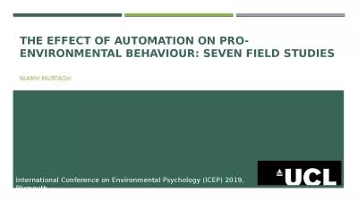 The effect of automation on pro-environmental behaviour: seven field studies