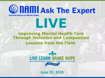 LIVE Improving Mental Health Care Through Inclusion and Compassion