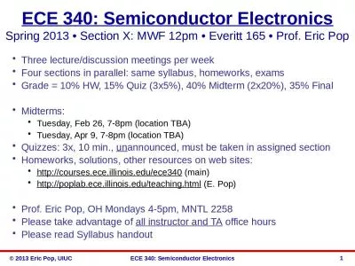 Three lecture/discussion meetings per week