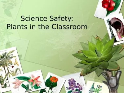 Science Safety: Plants in the Classroom