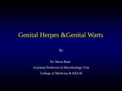 Genital Herpes &Genital Warts