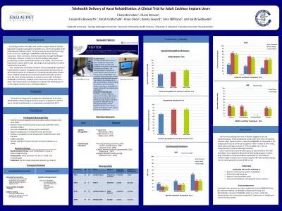 Telehealth Delivery of Aural Rehabilitation: A Clinical Trial for Adult Cochlear Implant