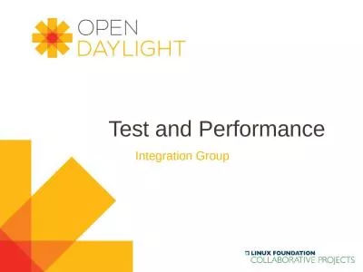 Test and Performance Integration Group