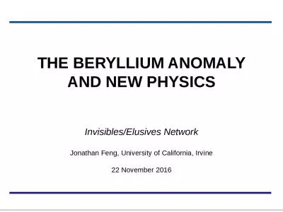 THE BERYLLIUM ANOMALY AND NEW PHYSICS
