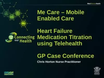 Me Care – Mobile Enabled Care