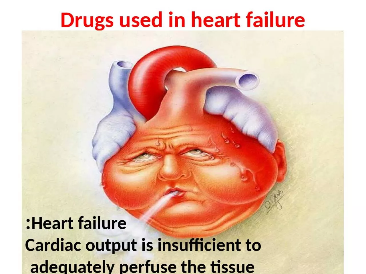 Drugs used in heart failure