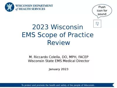 2023 Wisconsin  EMS Scope of Practice