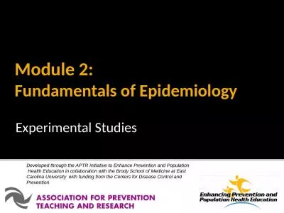 Module 2: Fundamentals of Epidemiology