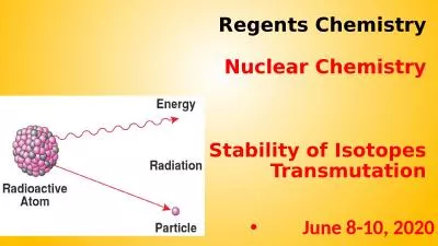 Regents Chemistry Nuclear Chemistry