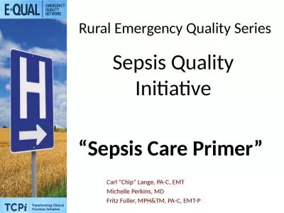 Rural Emergency Quality Series