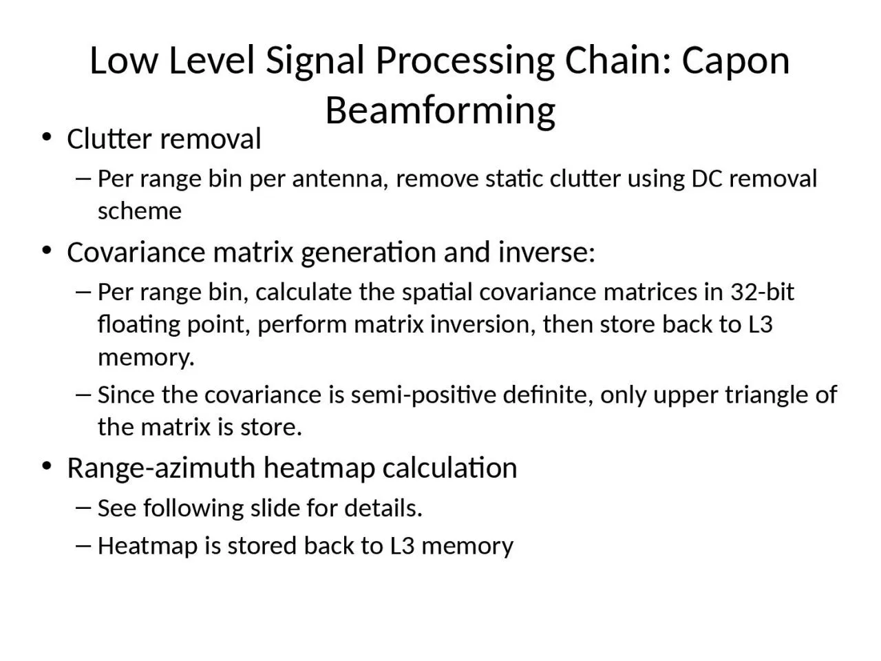 PPT-Low Level Signal Processing