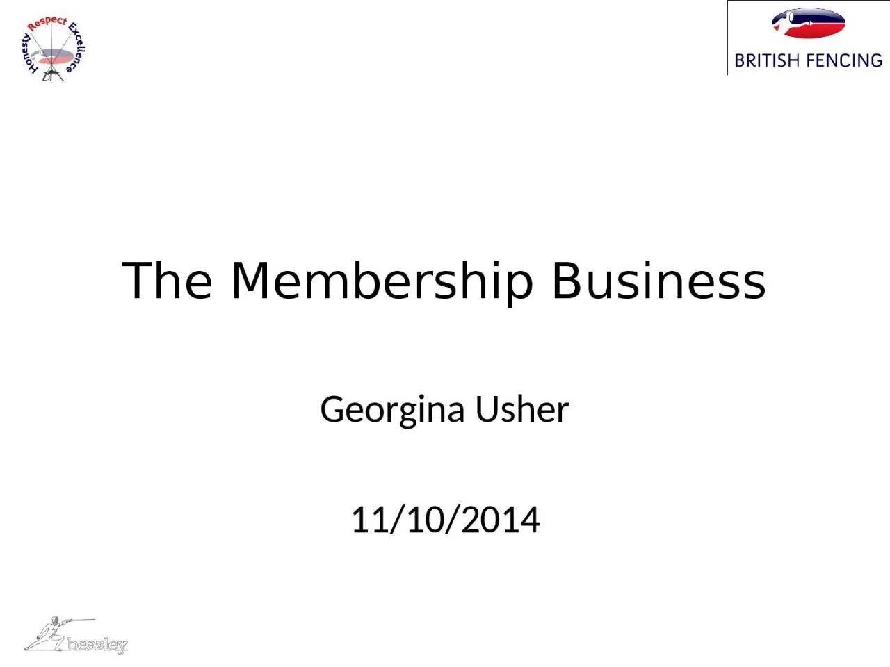 PPT-The Membership Business Georgina Usher