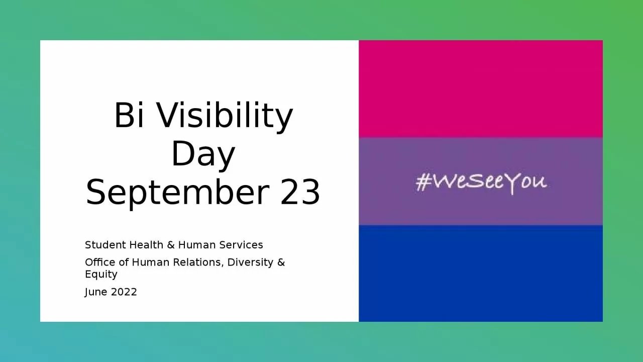 PPT-Bi Visibility Day September 23