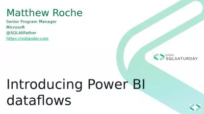 Introducing Power BI dataflows