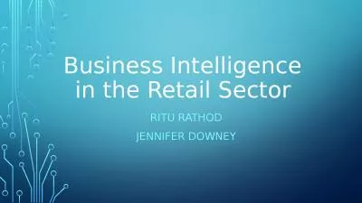 Business Intelligence  in the Retail Sector