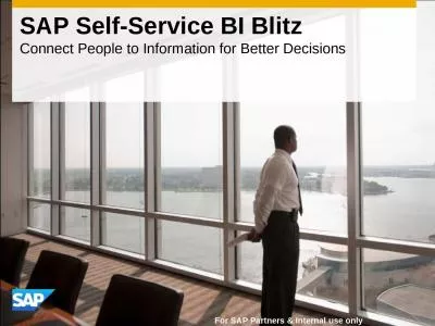 SAP Self-Service BI Blitz
