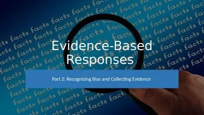 Evidence-Based Responses