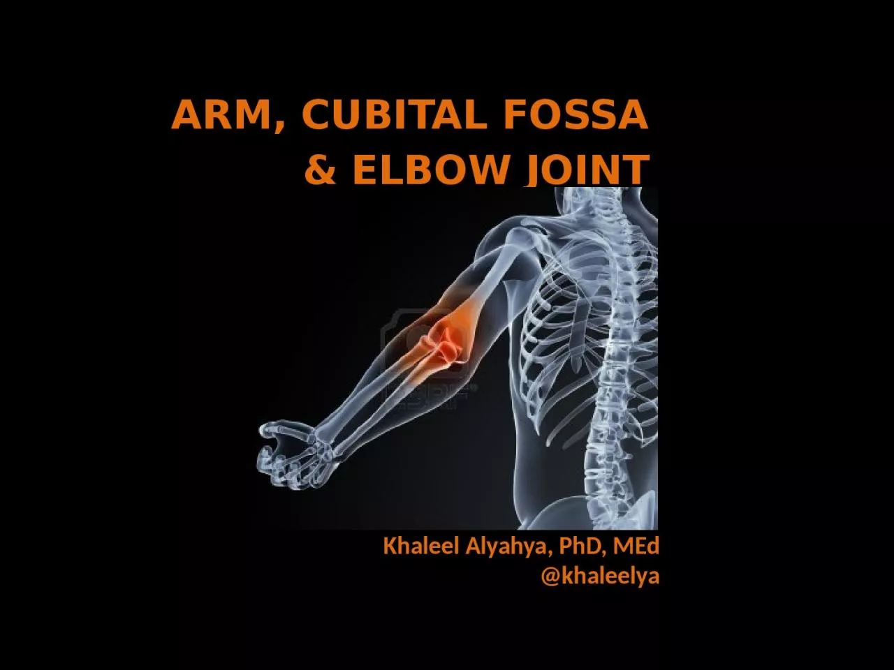 PPT-ARM, CUBITAL FOSSA & ELBOW JOINT